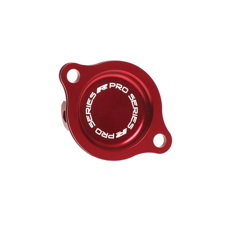 Tapa del filtro de aceite RFX Pro (rojo) - Honda CRF150 - motoscamaralweb.com