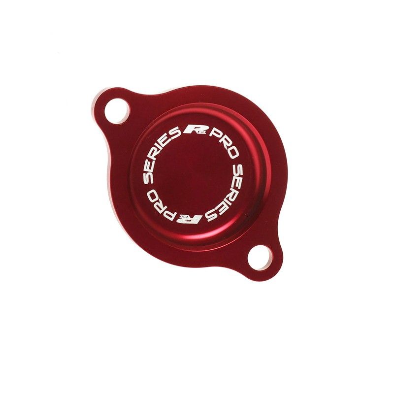 Tapa del filtro de aceite RFX Pro (rojo) - Honda CRF250 - motoscamaralweb.com