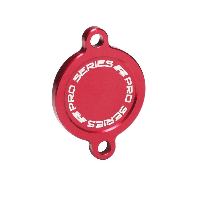 Tapa del filtro de aceite RFX Pro (rojo) - Kawasaki KXF450 - motoscamaralweb.com