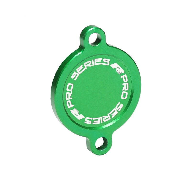 Tapa del filtro de aceite RFX Pro (verde) - Kawasaki KXF450 - motoscamaralweb.com