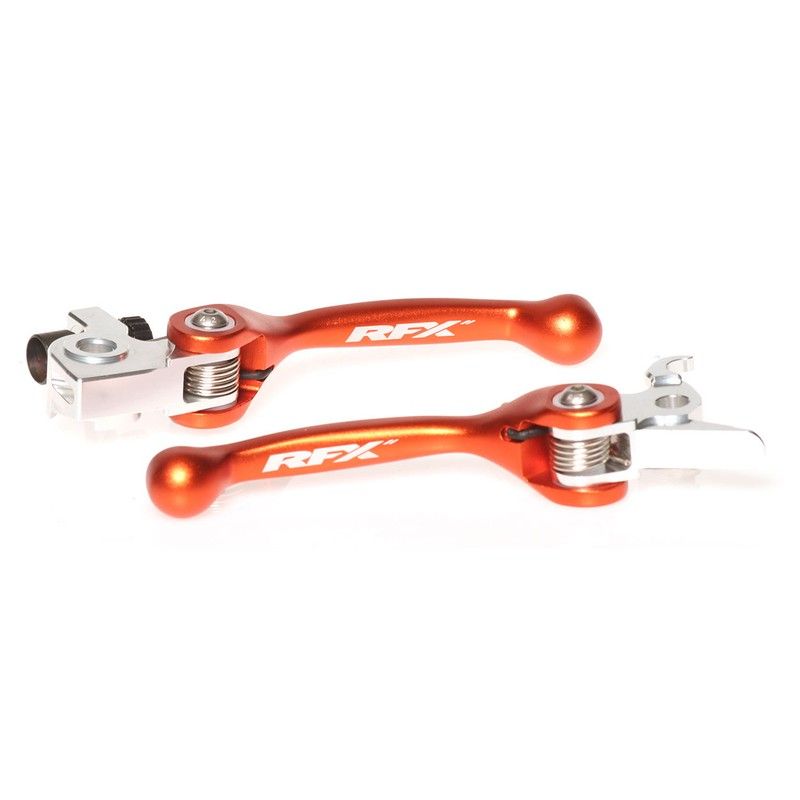 Juego de manetas flexibles forjadas RFX (naranja) - KTM Varios frenos Brembo/embragues Brembo - motoscamaralweb.com
