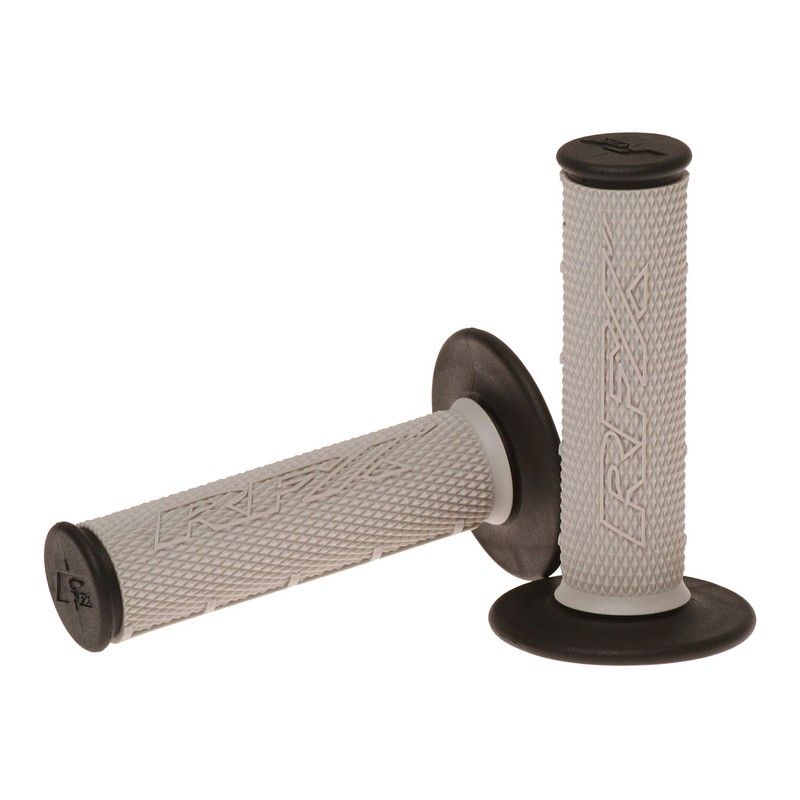 Puños compuestos dobles RFX Pro Series con extremos negros (gris/negro