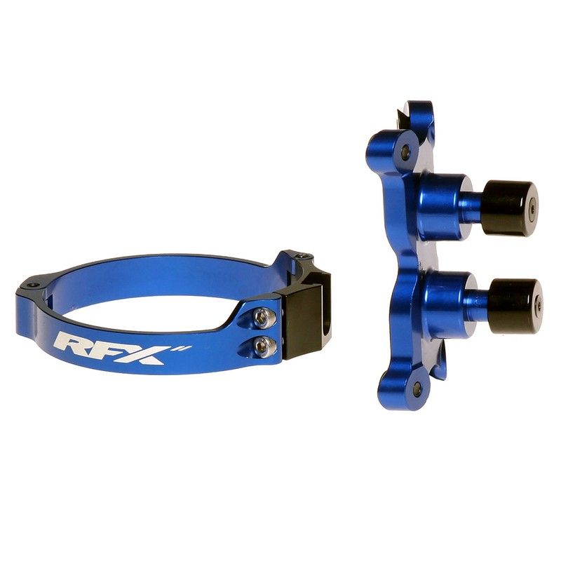 Sistema de salida rápida doble botón RFX Pro Series 2 azul- motoscamar