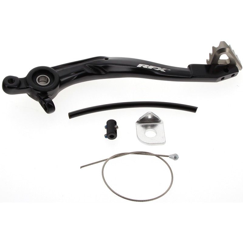 Pedal de freno trasero RFX Pro ST H/A BK/Ti - motoscamaralweb.com
