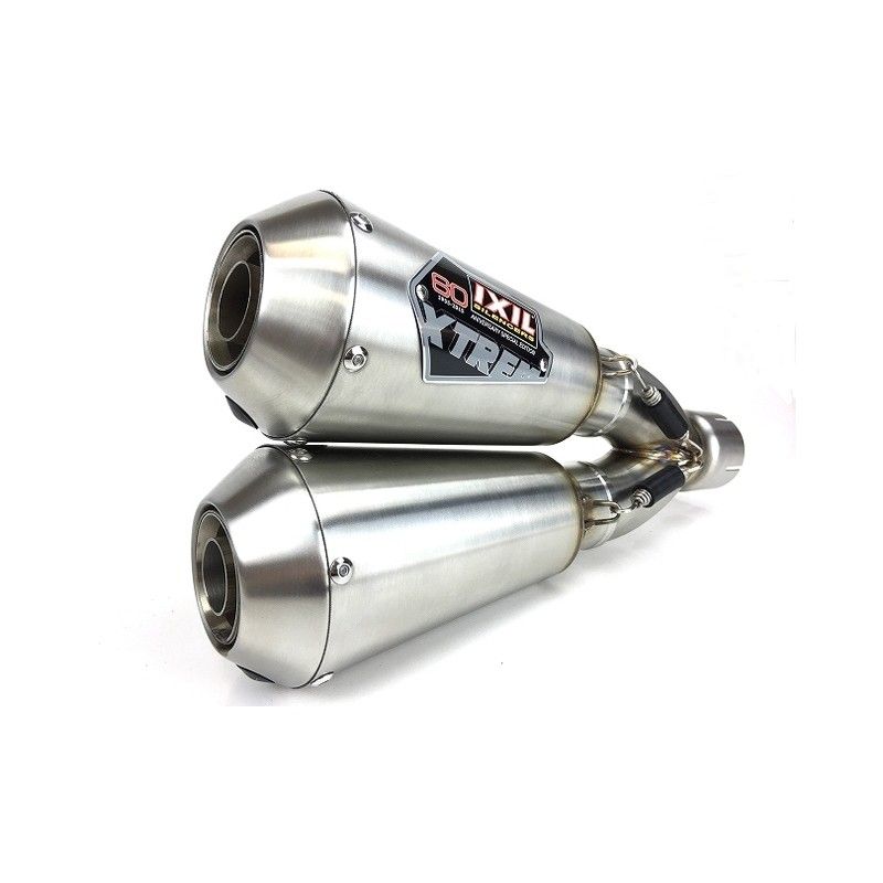 Silenciador IXIL RC2 Slip On Double acero inoxidable - OS833SS- motosc