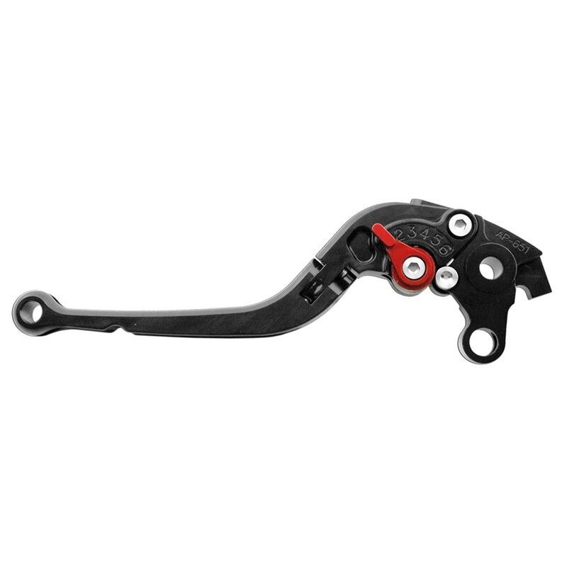 Maneta izquierda CNC V PARTS - Negra - motoscamaralweb.com