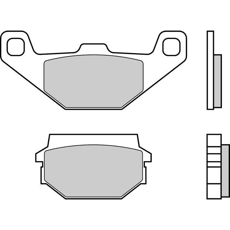 Pastillas de freno orgánicas Brembo 07023 - motoscamaralweb.com