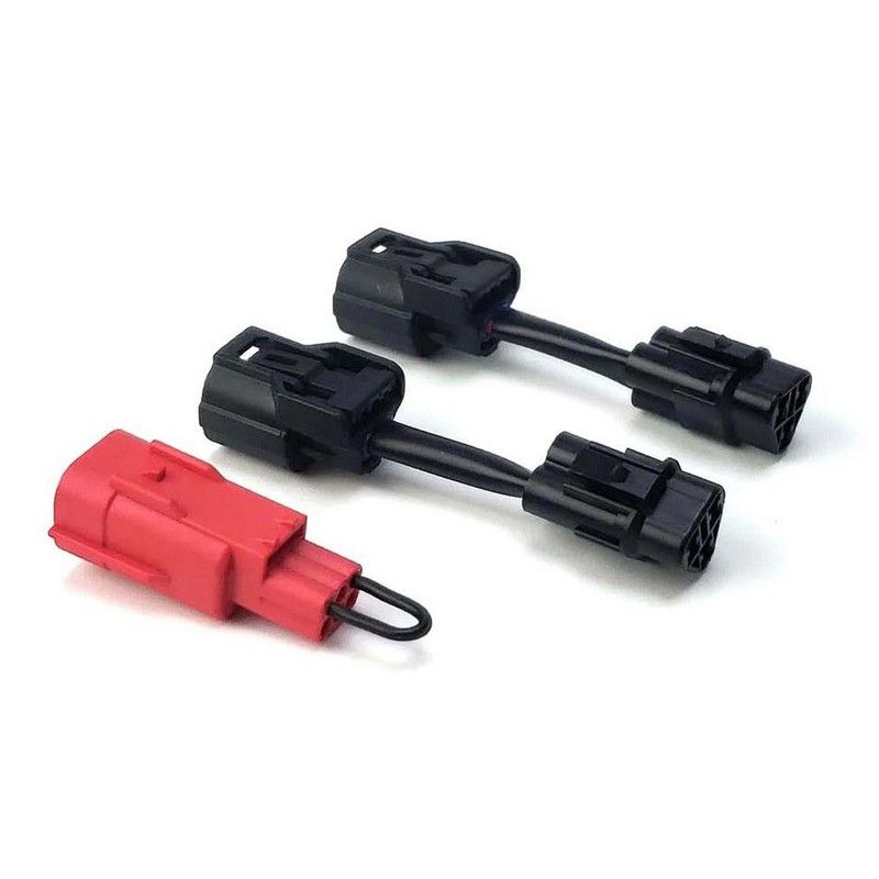 Cable adaptador Plug-&amp;amp;-Play DENALI para luz antiniebla - Honda Africa Twin 1100 - motoscamaralweb.com