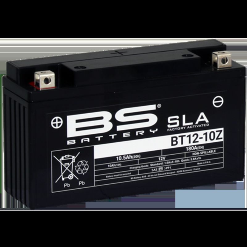Batería BS BATTERY SLA sin mantenimiento activada de fábrica - BT12-10Z - Zontes - motoscamaralweb.com