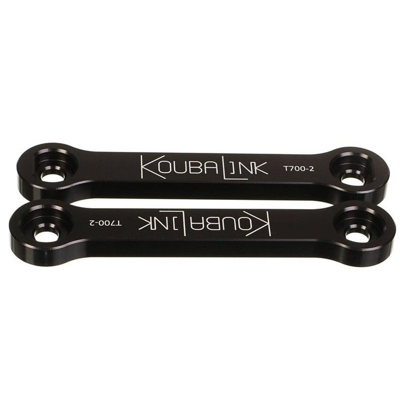 Kit de bajada KOUBALINK (25.4 mm) negro - Yamaha Ténéré 700 - motoscamaralweb.com