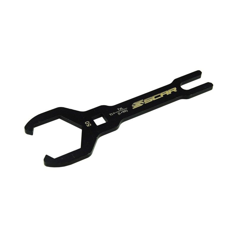 Llave para tapón de horquilla SCAR Ø50mm/6 puntos Horquilla WP - motoscamaralweb.com
