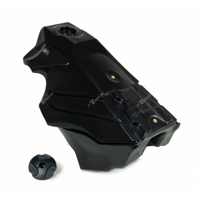 RACETECH Revolution Gas Tank Black Yamaha - motoscamaralweb.com