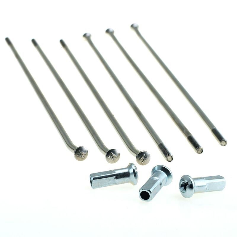 Juego de radios plata para llanta 18 para buje OEM 25 5404 - motoscamaralweb.com