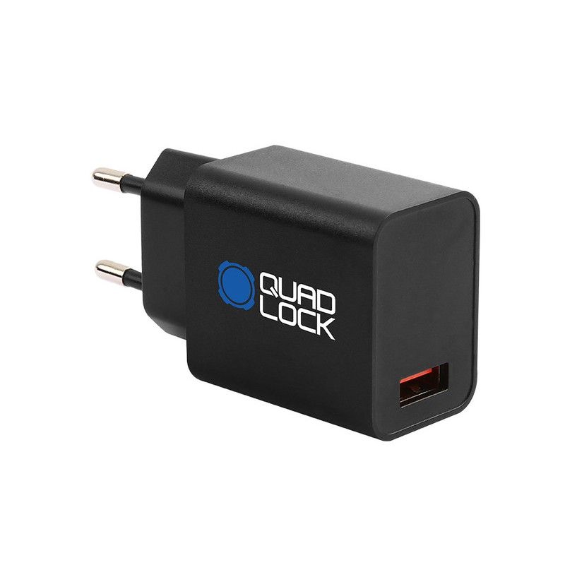 Adaptador de corriente tipo A USB estándar de la UE QUAD LOCK - motoscamaralweb.com