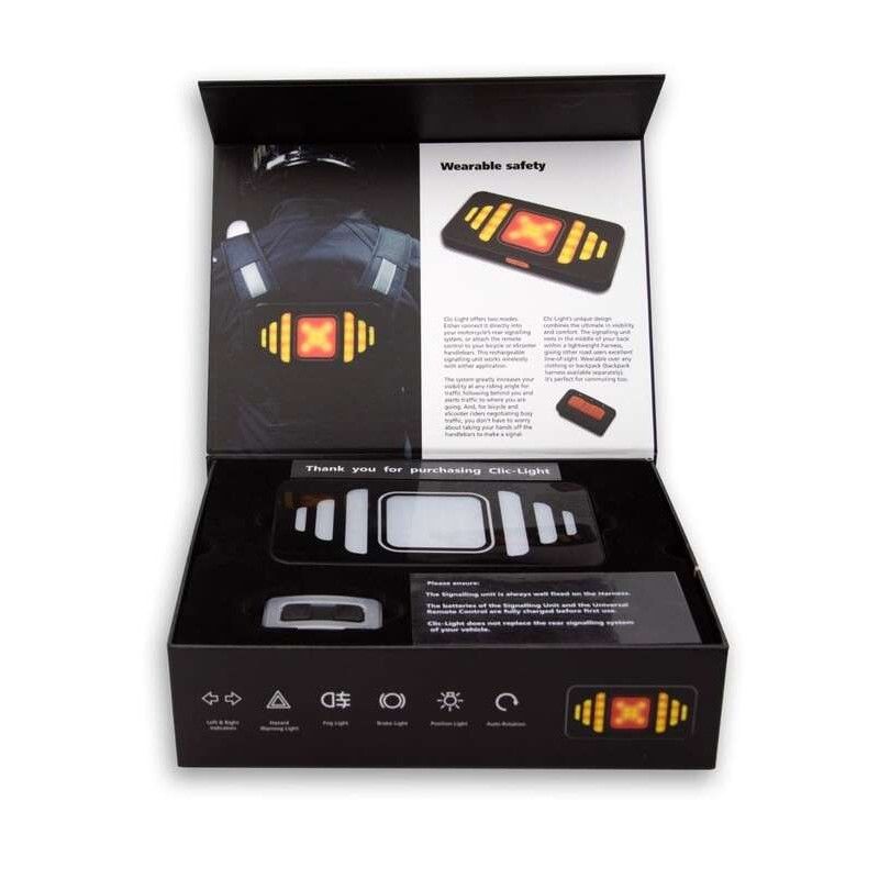 Unidad de señalización CLIC-LIGHT V2 + mando a distancia - motoscamaralweb.com