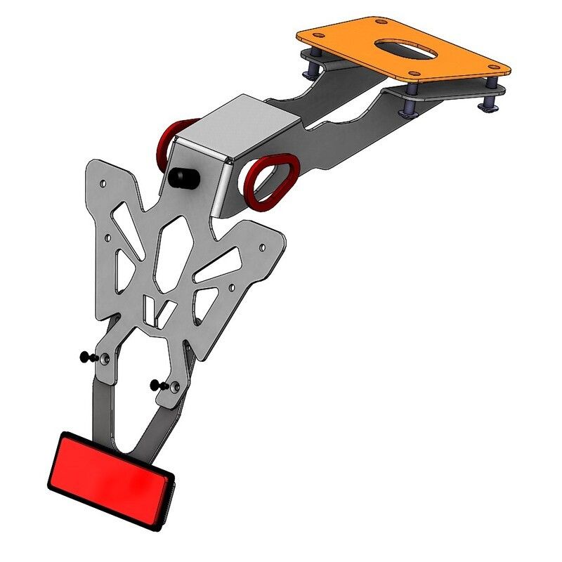 Soporte matrícula V PARTS - Yamaha XSR 900 - motoscamaralweb.com
