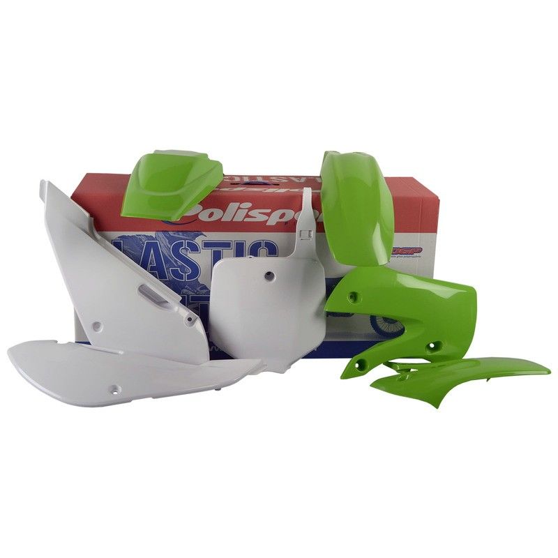 Kit de plásticos POLISPORT color OEM - Kawasaki KX 65 - motoscamaralweb.com