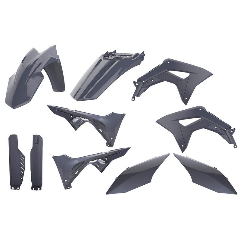 Kit de plásticos POLISPORT gris - Honda CRF 150L - motoscamaralweb.com