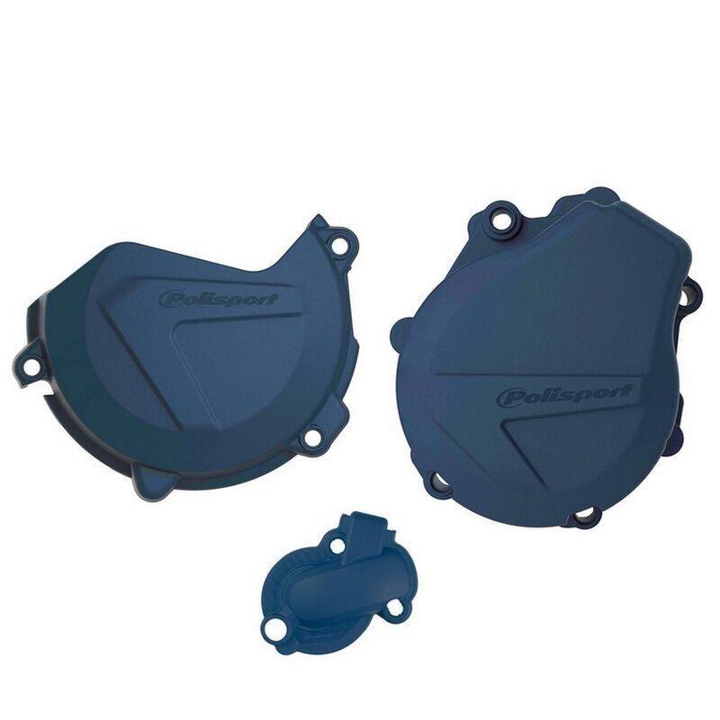 Protector tapa de embrague. encendido y bomba de agua POLISPORT - Husqvarna FE 450 / 501 (17-22) - motoscamaralweb.com