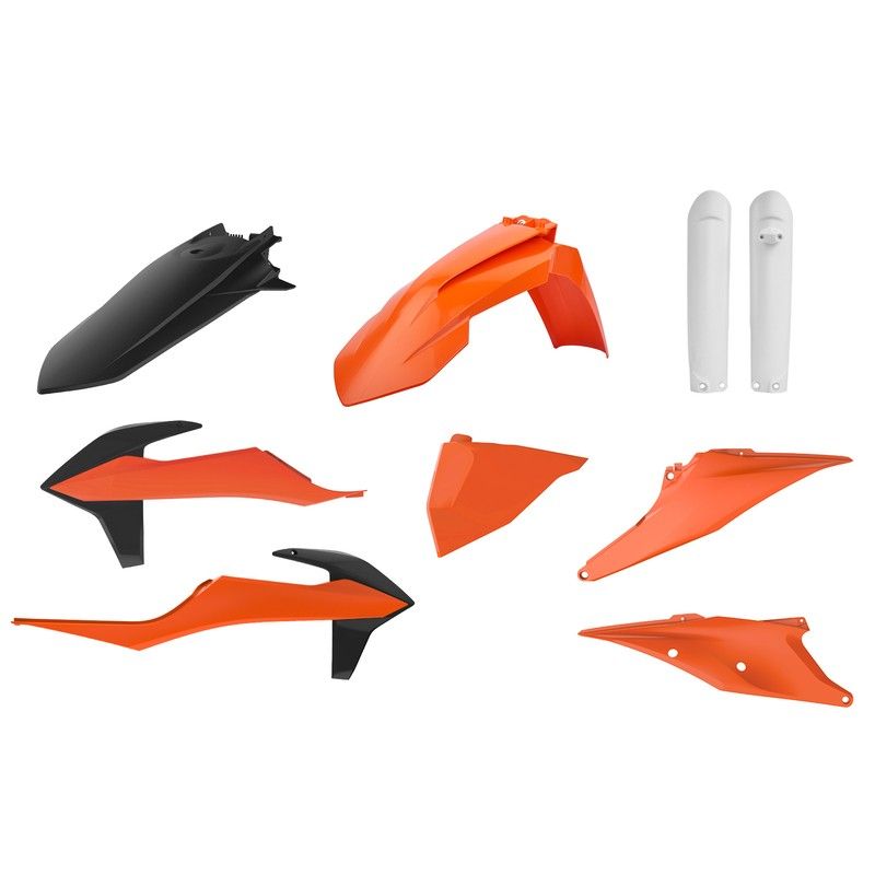 Kit de plásticos POLISPORT color OEM - KTM EXC/EXC-F - motoscamaralweb.com
