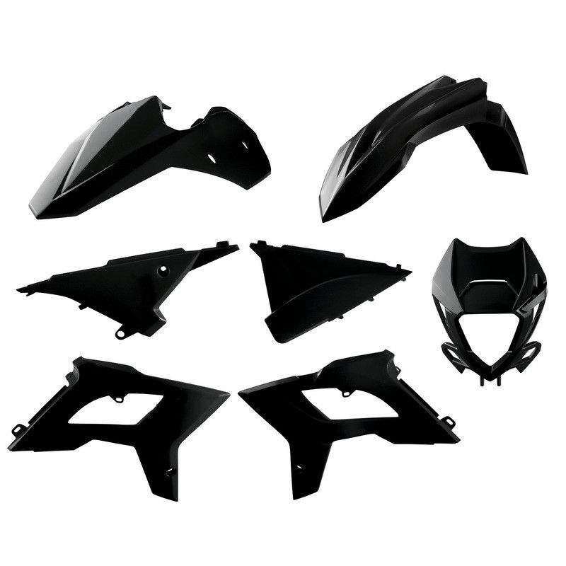 Kit de plásticos POLISPORT negro - Beta RR 2T/4T - motoscamaralweb.com