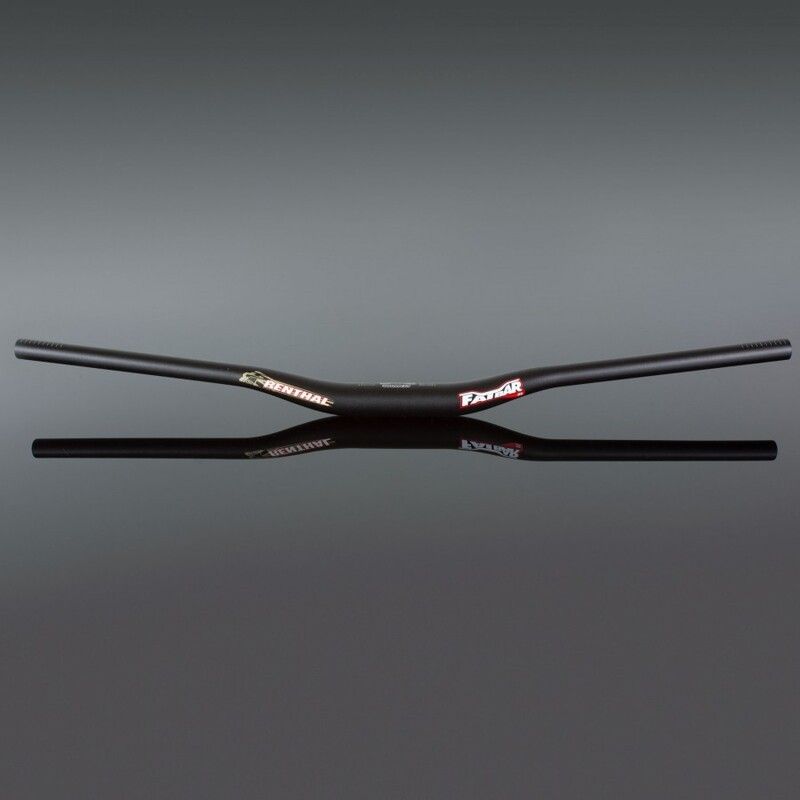 Manillar RENTHAL CYCLE Fatbar Ø35 H20mm Aluminio Negro - motoscamaralweb.com