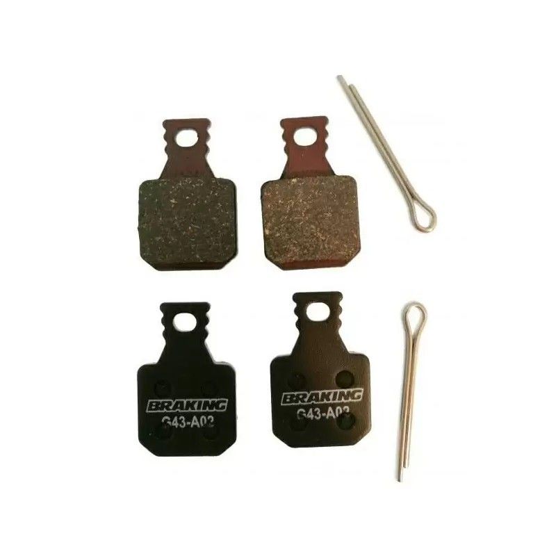 Pastillas de freno bici BRAKING Orgánicas - motoscamaralweb.com