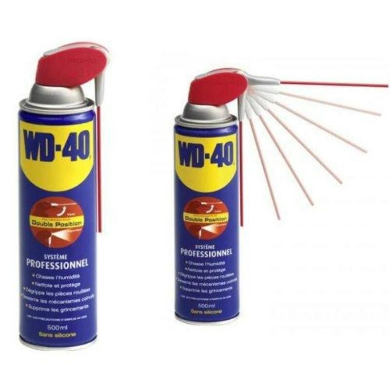 Spray lubricante WD-40 500ml con aplicador doble uso - motoscamaralweb.com