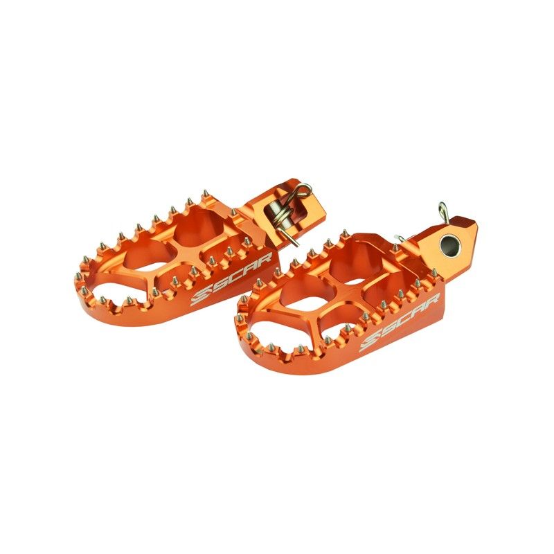 Estriberas SCAR EVO - Naranja- motoscamaralweb.com