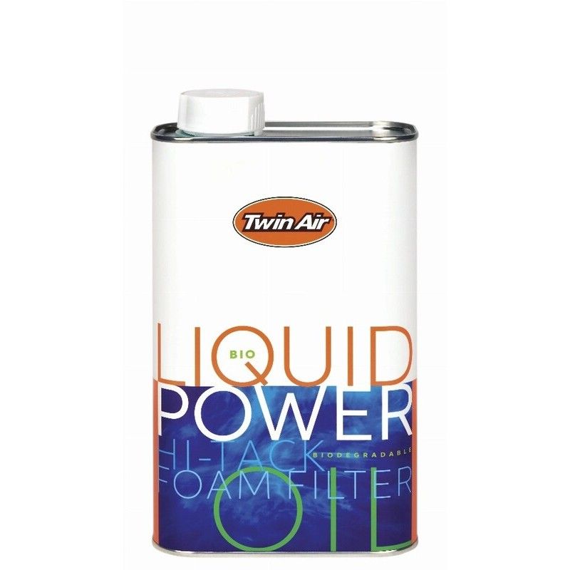 Aceite para filtro de aire TWIN AIR Bio Liquid Power - Bidón 1L - motoscamaralweb.com