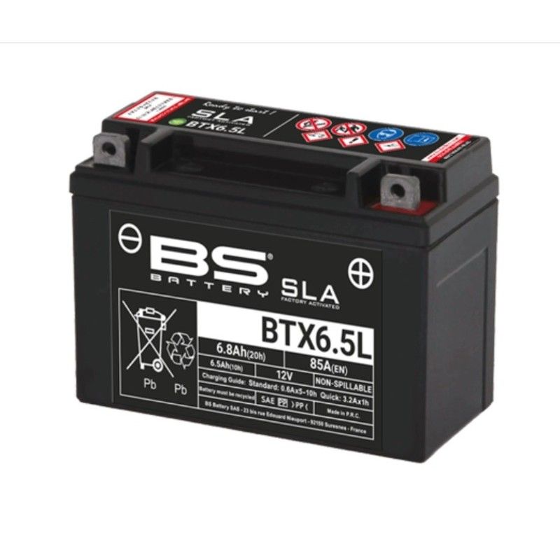 Batería BS BATTERY SLA BTX6.5L (FA) - motoscamaralweb.com