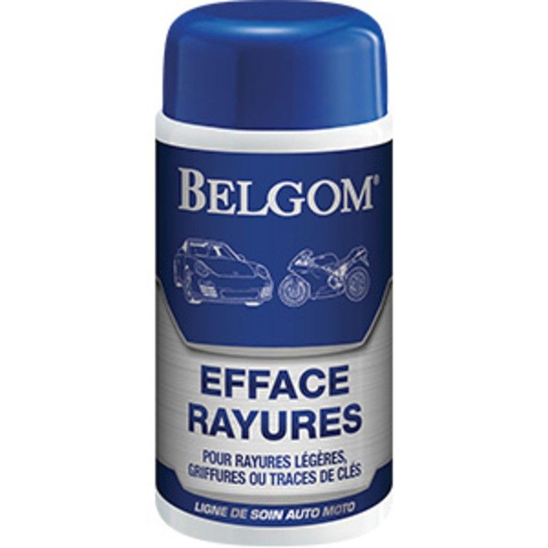 Limpiador y eliminador de arañazos BELGOM - 135ml - motoscamaralweb.com