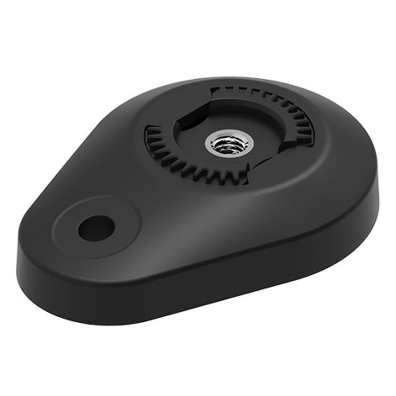 Base de soporte con tapa y pasacables QUAD LOCK - Compatible 360 - motoscamaralweb.com