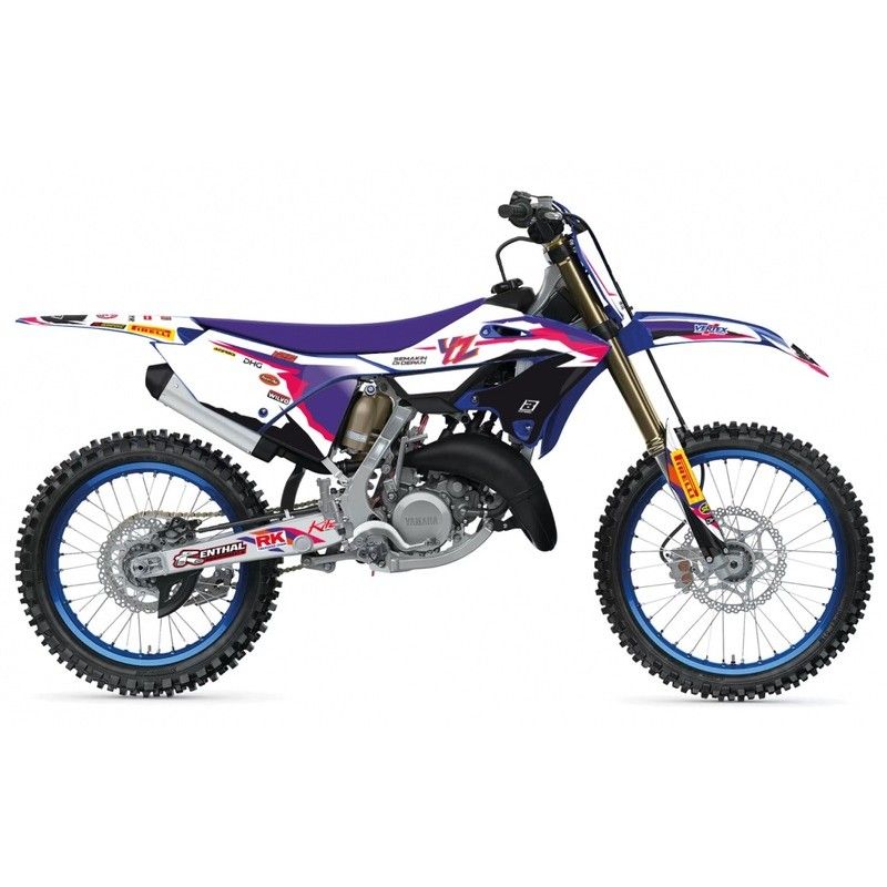 Kit de adhesivos + funda de asiento BLACKBIRD Replica Team Yamaha Factory 23. 50th Anniversary - motoscamaralweb.com