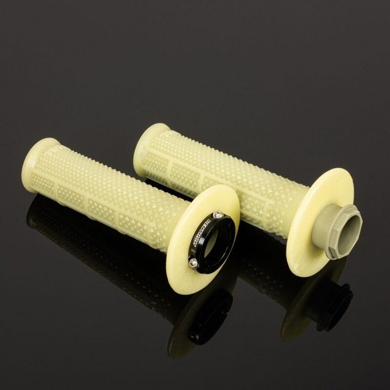 Puños RENTHAL MX R-Works Lock-On Aramid Tapered - cuadradillo- motosca