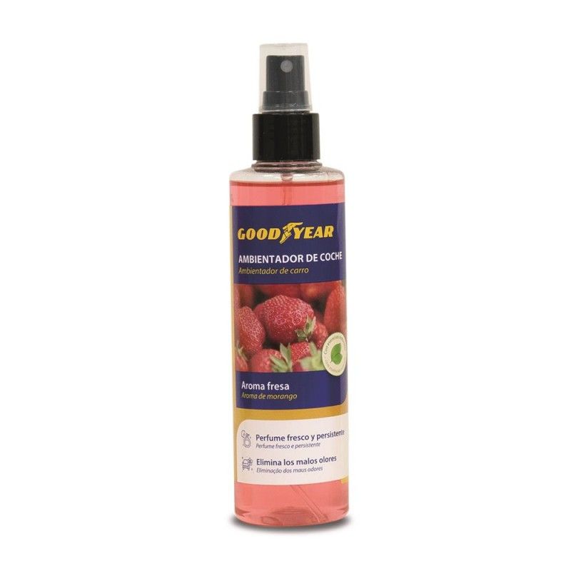 AMBIENTADOR FRESA GOODYEAR 200ML- motoscamaralweb.com