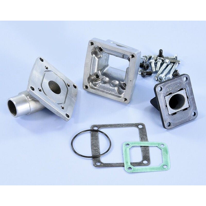 Colector de admisión POLINI con caja de láminas - motoscamaralweb.com