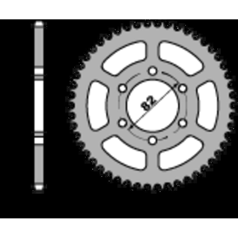 Corona PBR acero estándar 4729 - 428 - motoscamaralweb.com