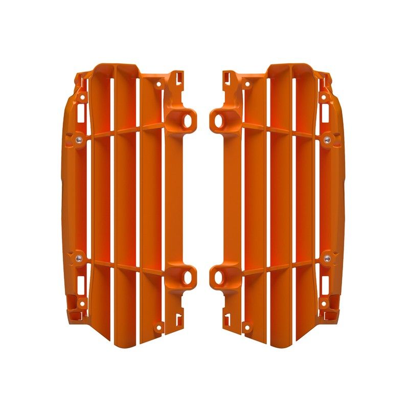 Aletines de radiador POLISPORT - Naranja - motoscamaralweb.com