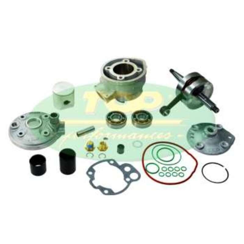 Kit de cilindro + cigüeñal TOP PERFORMANCES Maxi Kit TPR aluminio 86cc Ø50mm C44mm - Minarelli AM6 - motoscamaralweb.com