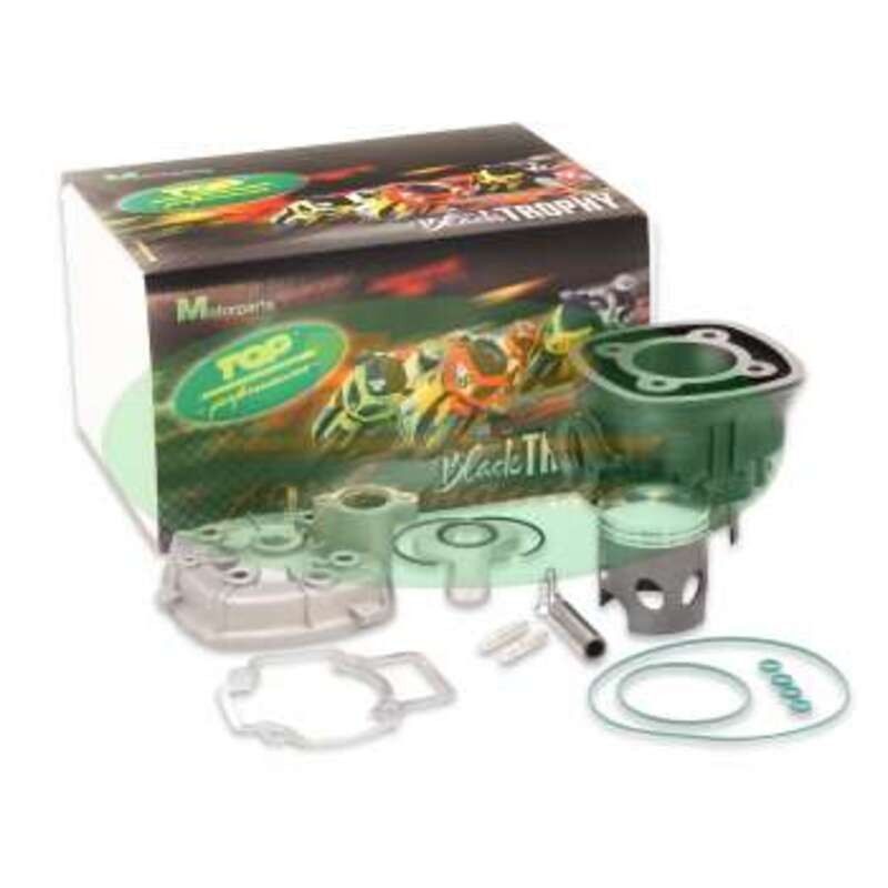 Kit de cilindro TOP PERFORMANCES Black Trophy hierro 71cc Ø48mm C39.3mm - Piaggio / Gilera LC - motoscamaralweb.com