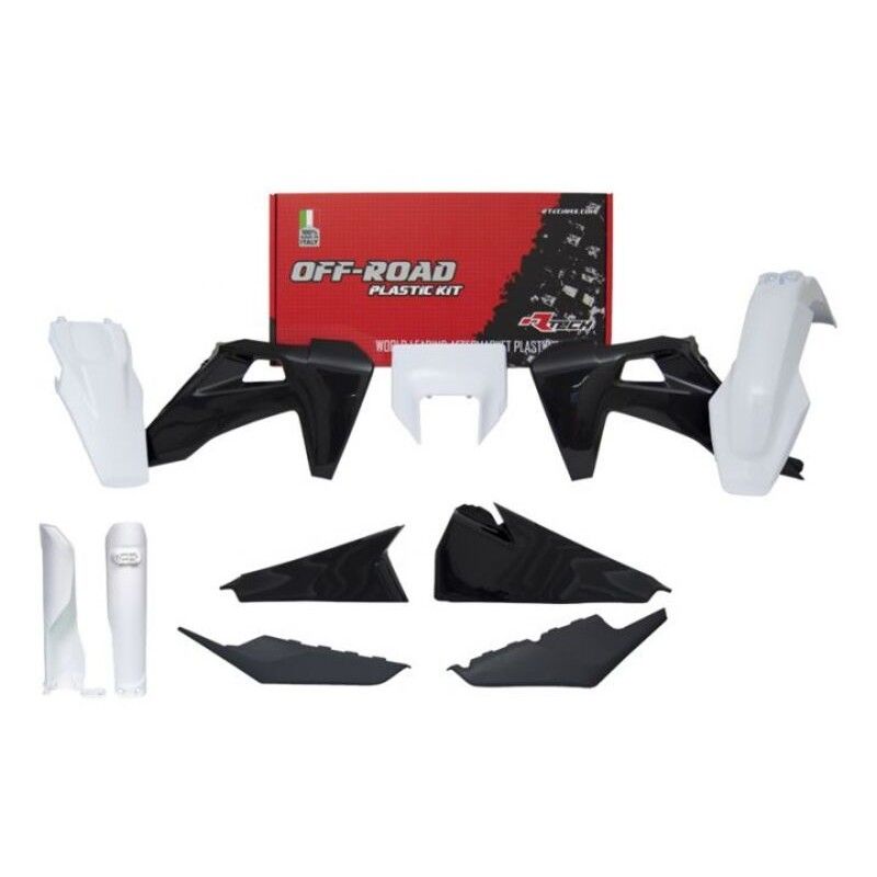 Kit de plástica RACETECH (7 piezas ) - Negro - motoscamaralweb.com