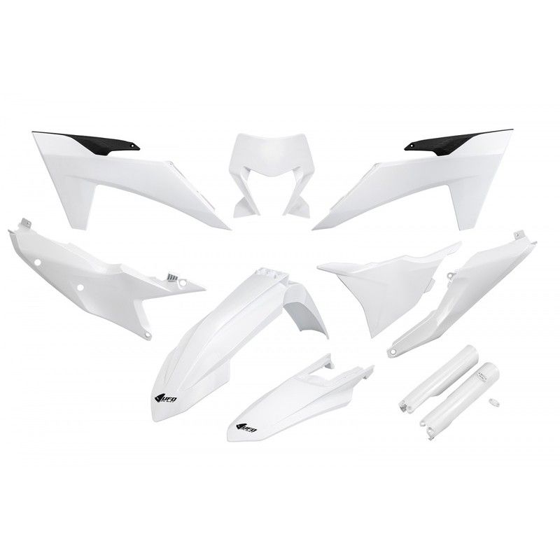 Kit de plástica UFO - Blanco - motoscamaralweb.com