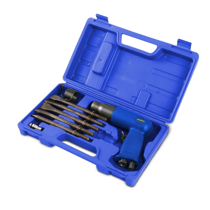 KIT DE MARTILLO NEUMATICO GOODYEAR 9PCS 190MM- motoscamaralweb.com