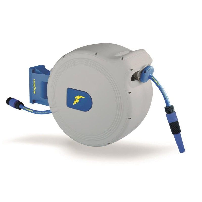 MANGUERA DE PARED ENROLLABLE GOODYEAR 1/2 8/24BAR 30M- motoscamaralweb