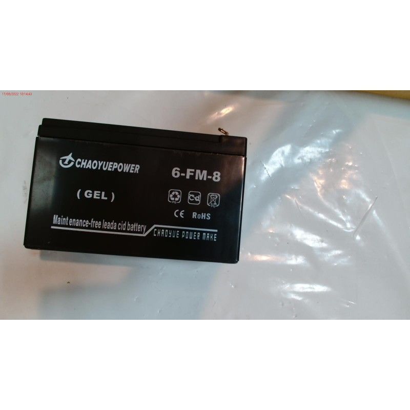 BATERIA 12V 8AH ACIDO 16L 8A 2 EN 1- motoscamaralweb.com