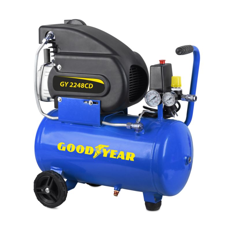 COMPRESOR ELECTRICO GOODYEAR GY2248CD 2HP 24L 8 BAR 220V/50HZ- motosca
