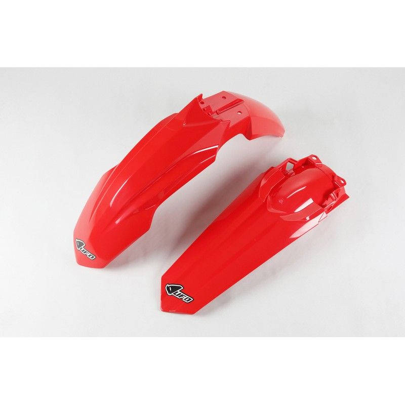 Kit guardabarros delantero &amp;amp; Trasero UFO OEM Color rojo Honda CRF450R - motoscamaralweb.com