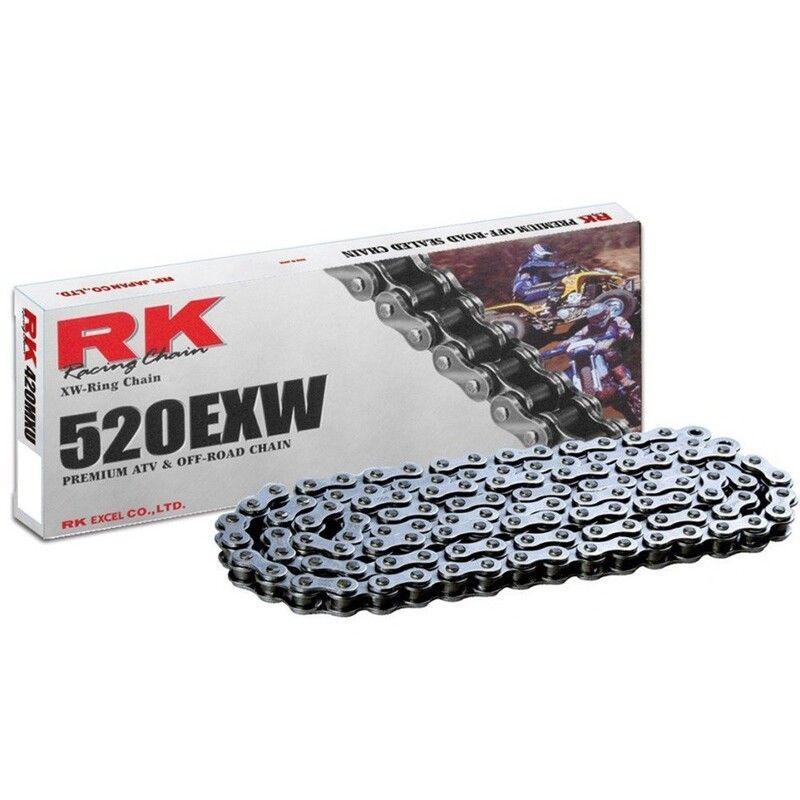 Cadena RK 520EXW con 96 eslabones negro - motoscamaralweb.com