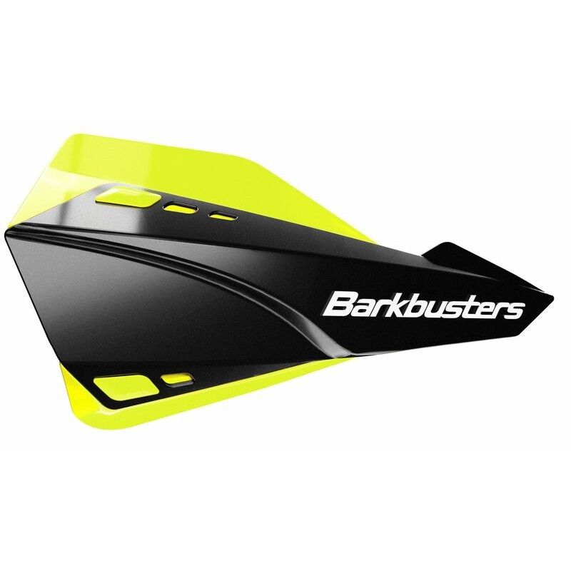 Kit paramanos Barkbusters SABRE Color negro / Color amarillo Hiviz - motoscamaralweb.com